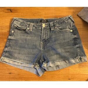 True Religion Jennie Curvy Cut Off Shorts